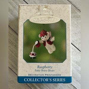 Hallmark Keepsake Ornament RASPBERRY Fairy Berry Bears, #3‎
